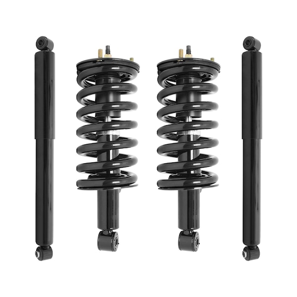 Unity 4-11302-255500-001 Front and Rear Complete Strut Assembly Shock Kit 4-11302-255500-001 - main